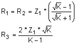 Attenuator equation